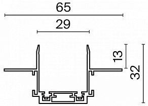 Трек встраиваемый Maytoni Busbar trunkings Radity TRA084MP-12B