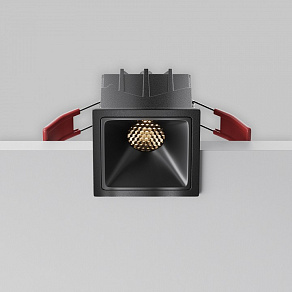 Встраиваемый светильник Maytoni Alfa LED DL043-01-10W3K-SQ-B-1