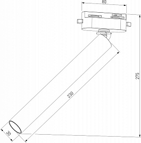 Светильник на штанге Elektrostandard Pika a065273
