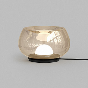 Настольная лампа декоративная Denkirs FLOA DK6747-BK+AM