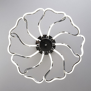 Потолочная люстра Eurosvet Begonia 90095/10 хром 100W