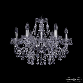 Подвесная люстра Bohemia Ivele Crystal 1409 1409/6/195 Ni