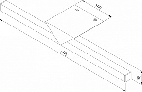 Подсветка для зеркала Elektrostandard Delta 40115/LED