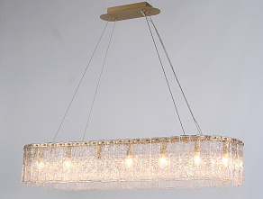 Подвесная люстра Newport 10820 10820/120 brass oval