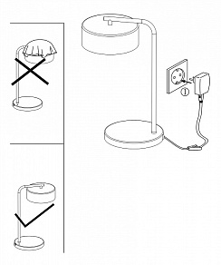 Настольная лампа декоративная Eglo Estosa 94261