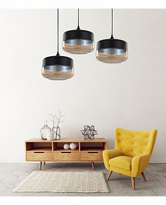Подвесной светильник LUMINA DECO BARLET LDP 6808 BK+TEA