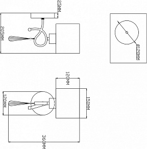 Бра Moderli Mae V2560-1W