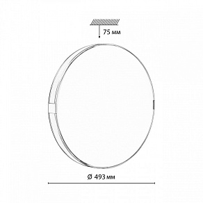 Накладной светильник Sonex Otiga Blue 7677/EL