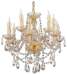 Подвесная люстра LUMINA DECO Eliza LDP 7026-6+3 SL+GD