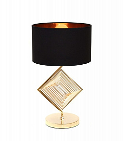 Настольная лампа декоративная LUMINA DECO Fabi LDT 5529 F.GD+BK