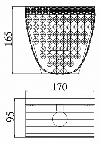Накладной светильник Maytoni Quadrato M583-WB1-N