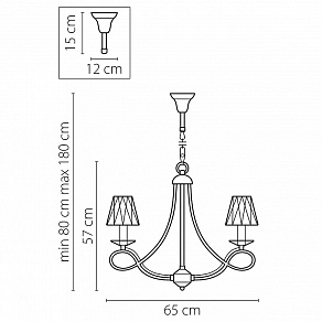 Подвесная люстра Osgona Riccio 705064