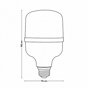 Лампа светодиодная Volpe  E27 40Вт 4000K UL-00006789