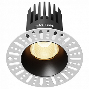 Встраиваемый светильник Maytoni Dip DL121-15W-2.7K-TRS-B