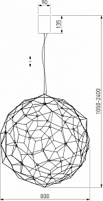 Подвесной светильник Bogate's Alioth 452/1