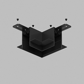 Соединитель угловой L-образный для треков Denkirs Smart TR2112-BK