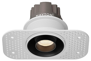 Встраиваемый светильник Maytoni Technical Омут Т DL128-10W3K-TRS-B