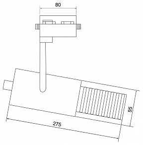 Светильник на штанге Elektrostandard Forema 85030/01