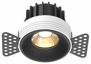 Встраиваемый светильник Maytoni Round DL058-12W2.7K-TRS-B
