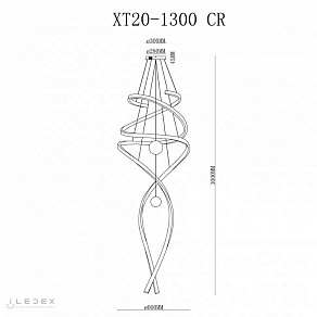 Подвесной светильник iLedex Axis XT20-1300 CR