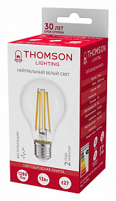 Лампа светодиодная Thomson Filament A60 E27 13Вт 4500K TH-B2368