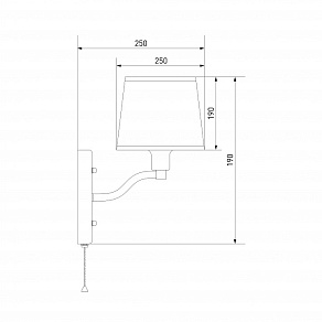 Бра Eurosvet Felicia 70073/1 хром