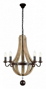 Подвесная люстра iLamp Epoca Loft6183-5B