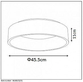 Накладной светильник Lucide Talowe Led 46100/32/31