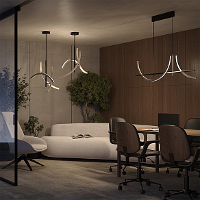 Светильник на штанге Maytoni Wabi MOD428PL-L20BK