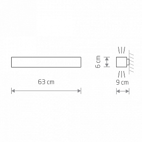Накладной светильник Nowodvorski Soft Wall Led 60x6 7528