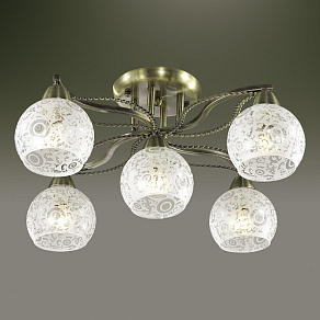 Потолочная люстра Odeon Light Girona 2942/5C