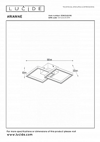 Накладной светильник Lucide Arianne 53103/22/30