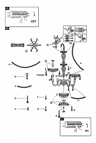 Подвесная люстра Globo Pinja 64110-6