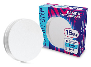 Лампа светодиодная Luminarte  GX53 15Вт 6500K LSTD-GX-15W6KGX53