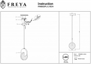 Подвесной светильник Freya Nova FR6002PL-L15CH