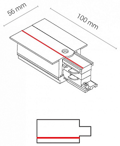 Токопровод правый Nowodvorski Ctls Power 8690