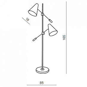 Торшер Azzardo Kaja AZ1082