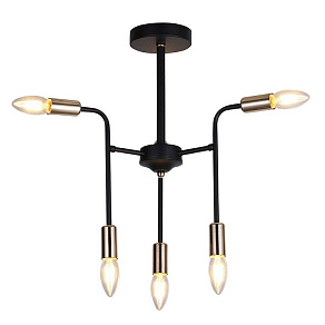 Люстра на штанге Imex MD.8060 MD.8060-6-S BK