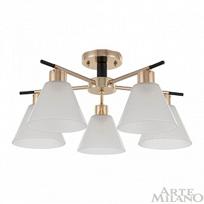 Потолочная люстра Arte Milano Napoli-322119 322119/5 FG+BK