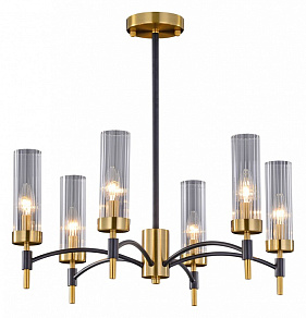 Люстра на штанге ILLUMICO BRASS TUBO IL5177-6PLS-29 BRASS TUBO