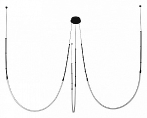 Подвесная люстра Arte Lamp Klimt A2850SP-38BK