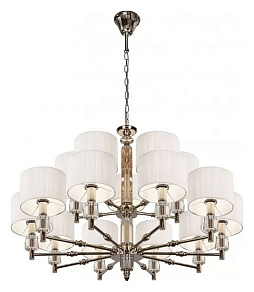 Подвесная люстра iLamp Alexa P2404-10+5 Nickel