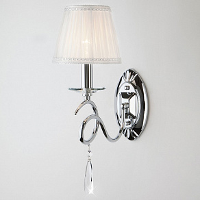 Бра Eurosvet 10082 10082/1 хром/прозрачный хрусталь Strotskis