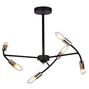 Люстра на штанге Imex MD.8073 MD.8073-6-S BK