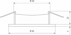 Встраиваемый светильник Elektrostandard 601 601 MR16 SN