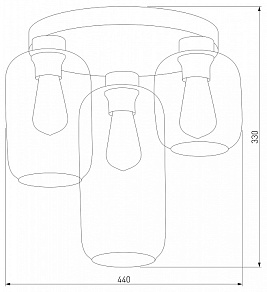 Потолочная люстра TK Lighting Marco 3318 Marco Green