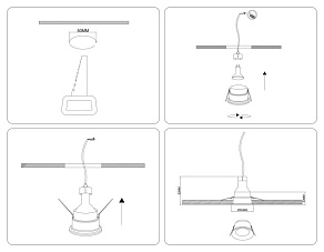Встраиваемый светильник Ambrella Light TS TS51814