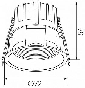 Встраиваемый светильник DesignLed DL-RE 00-00011357