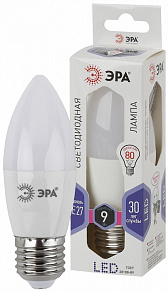 Лампа светодиодная Эра Стандарт E27 9Вт 6000K LED B35-9W-860-E27