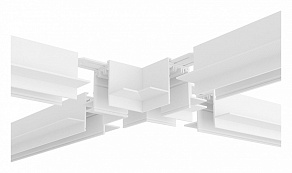 Соединитель X-образный для треков Denkirs SMART HIDE TR2114-WH